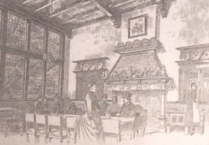 The old Dutch cocoa house, illustratie in Thomas Raffles Davison, Pen-and-notes at the Glasgow Exhibition, Glasgow 1888